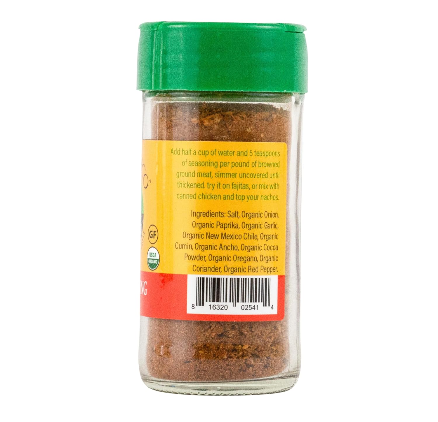 2.6 oz Organic Taco Seasoning Mix U75280