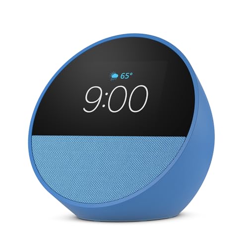 Black Smart Alarm Clock with Alexa I19591