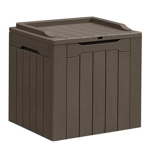 31 Gallon Black Outdoor Storage Box Q76524