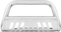 Polished Stainless Steel Bull Bar Front Bumper Grill Guard With Skid Plate Y919