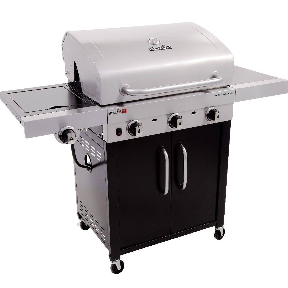Silver Black 3 Burner Gas Grill H5175