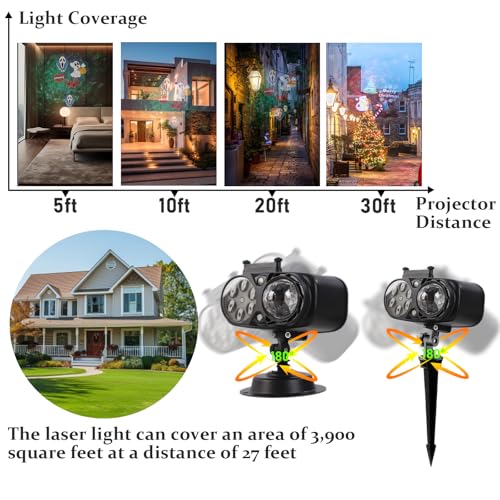 Holiday Projector with 10 HD Replaceable Slides A41904