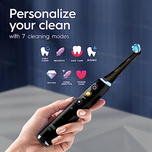 Black Onyx Electric Toothbrush with 3 Replacement Brush Heads W145829
