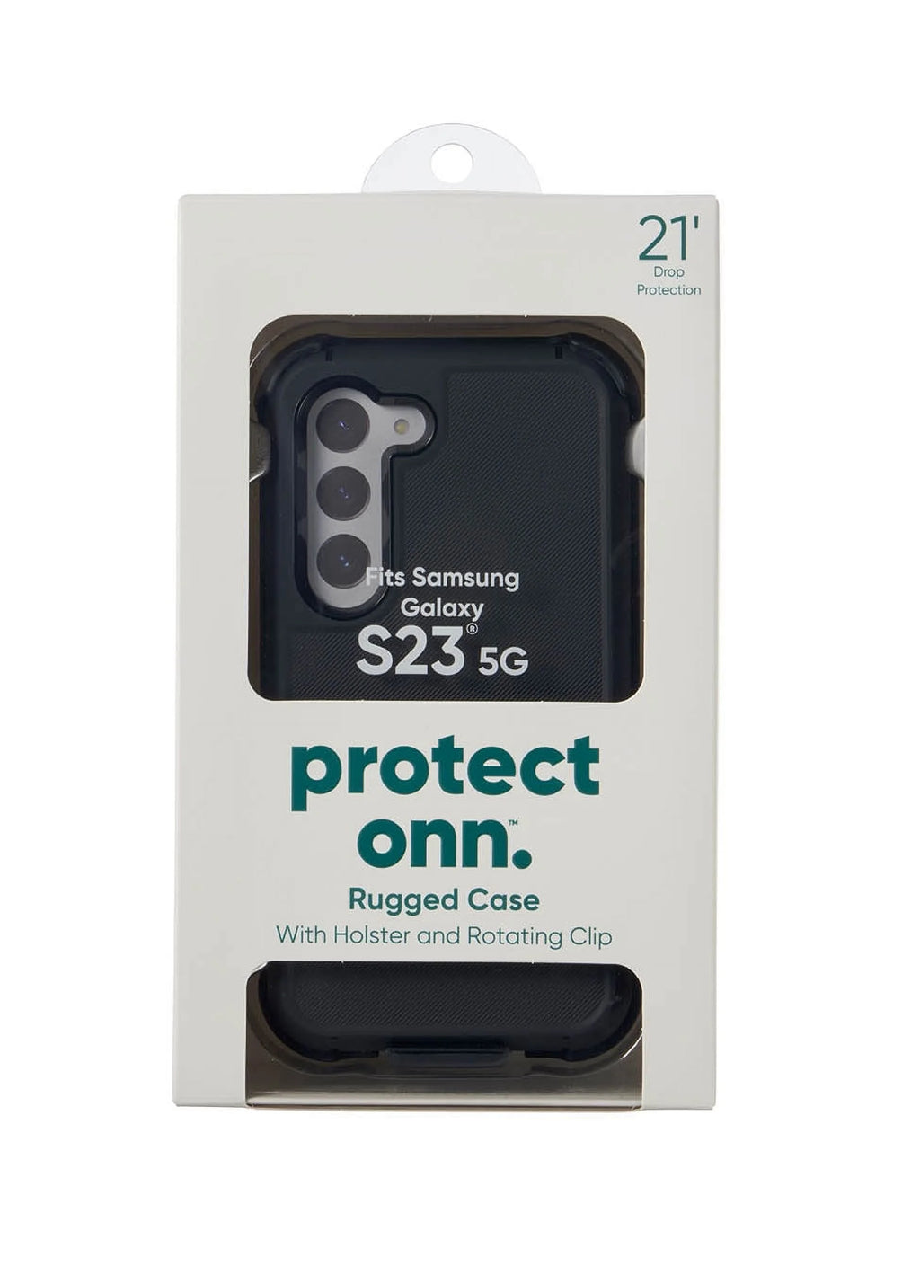 Black Rugged Phone Case for Samsung Galaxy S23 5G G575
