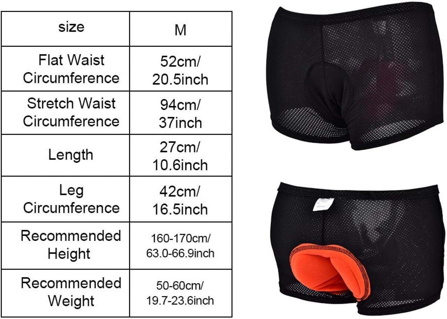 Men Outdoor Cycling Shorts 3D Padded Bike Bicycle Riding Shorts Pants F25828