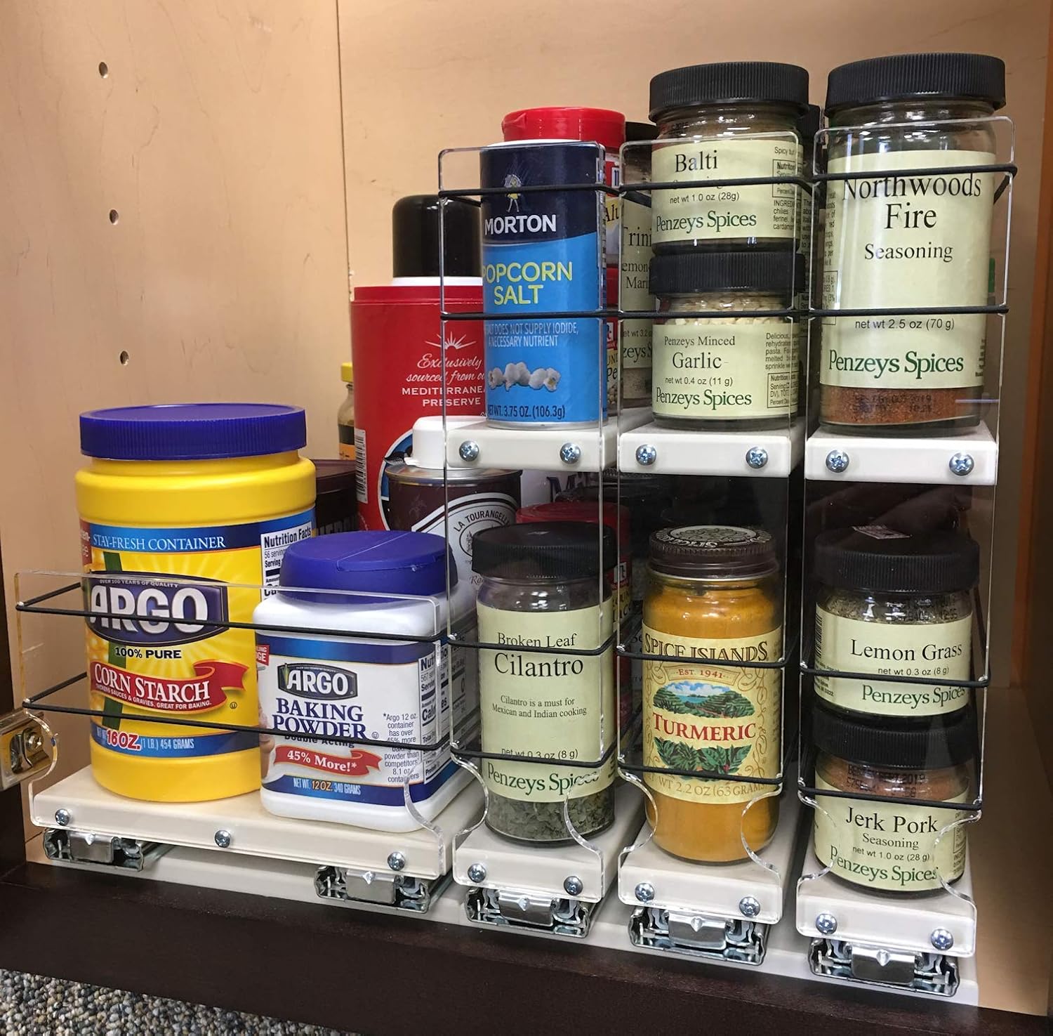 Cabinet Mounted Spice Rack with 3 Drawers A851741