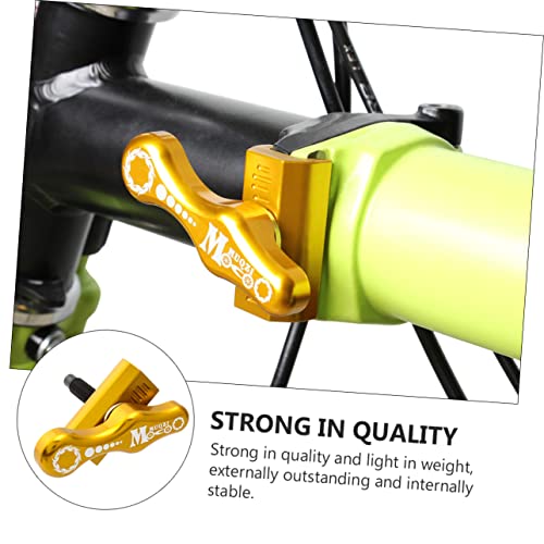 2 Sets Bicycle Folding Buckle Cycling Seat Fixed Gear Saddle Hinge Frame Connector Buckle Handle Quick L8619