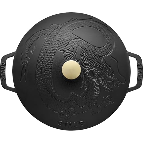 Matte Black Cast Iron 2.5-qt Braiser with Lid U691301