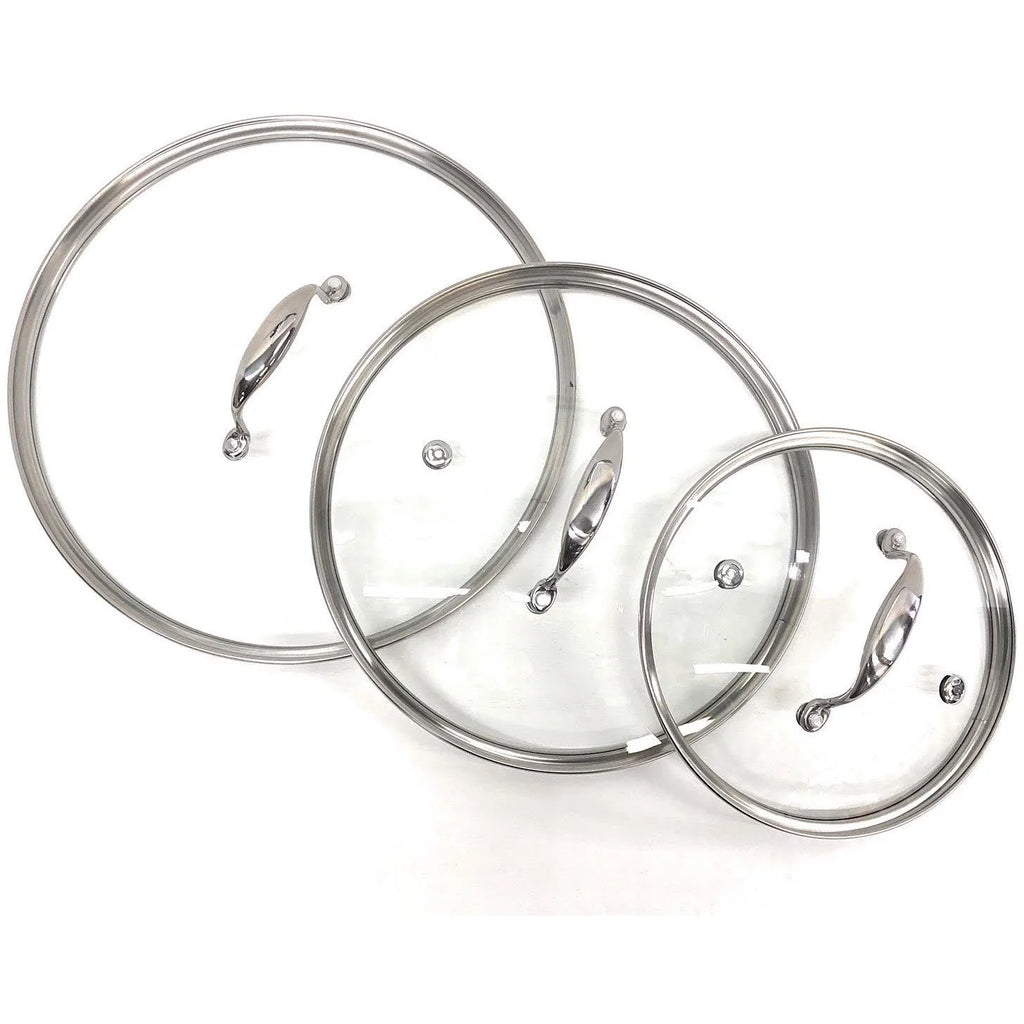 7 Piece Nonstick Tri-Ply Stainless Steel Cookware Pan Set C84016
