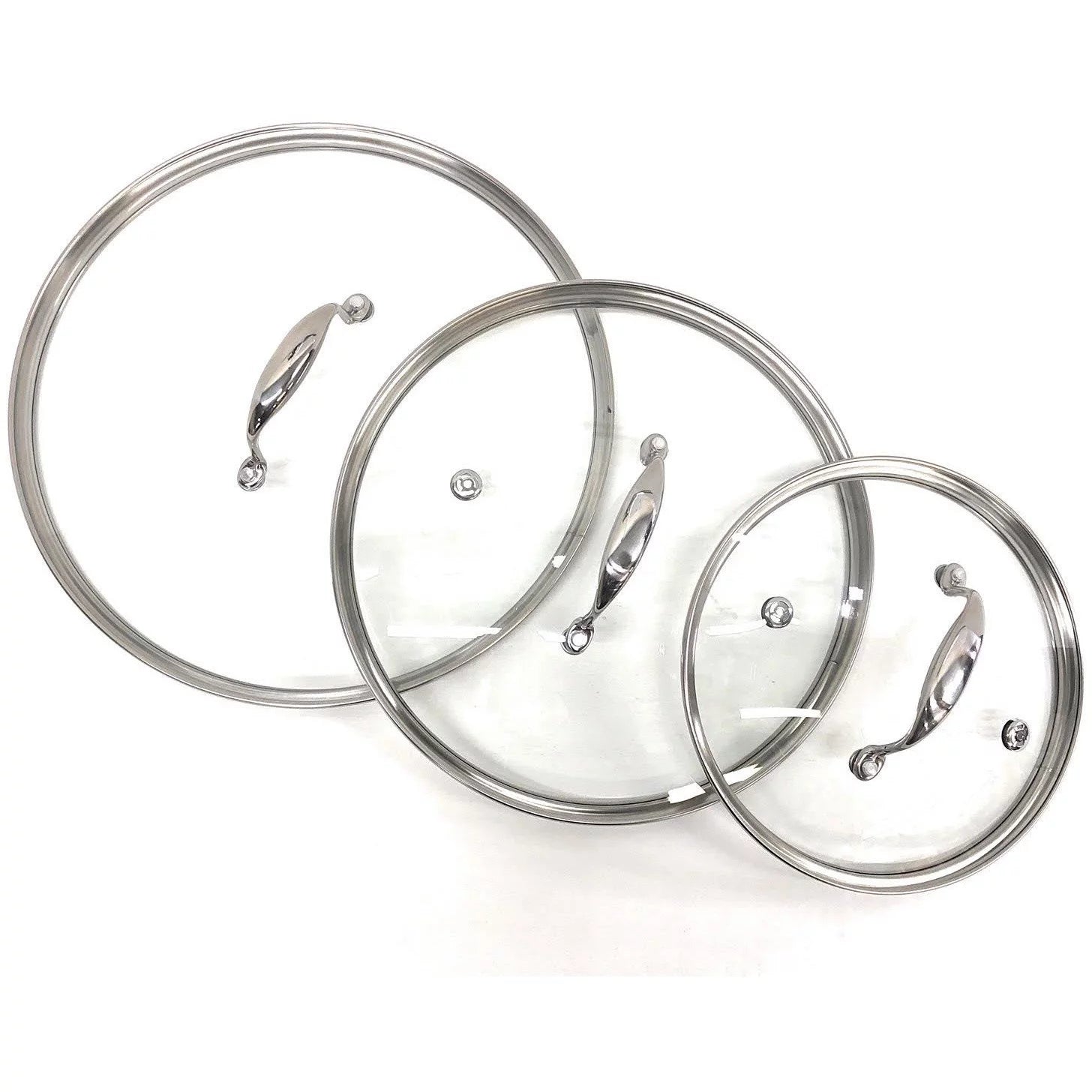 7 Piece Nonstick Tri-Ply Stainless Steel Cookware Pan Set C84016