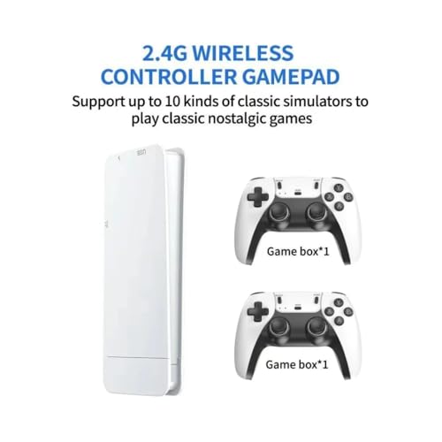 4K Video Game Console with 20,000+ Games and Dual Wireless Controllers B7617