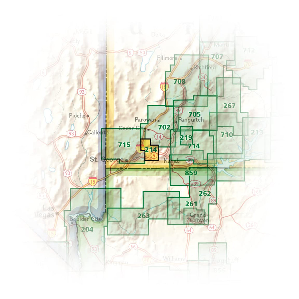 Zion National Park Map R276675