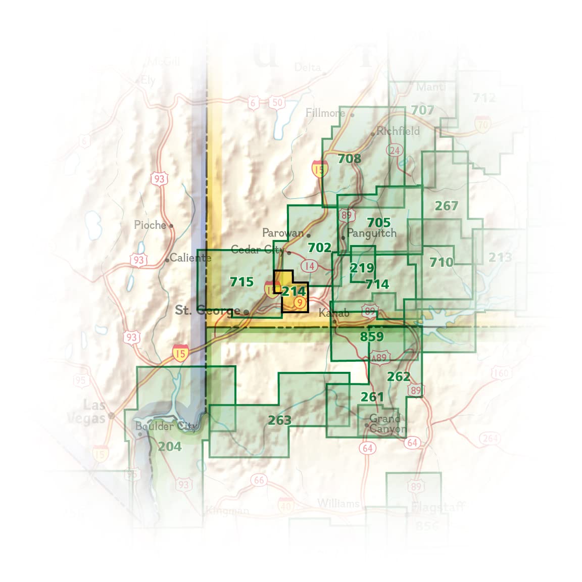 Zion National Park Map R276675