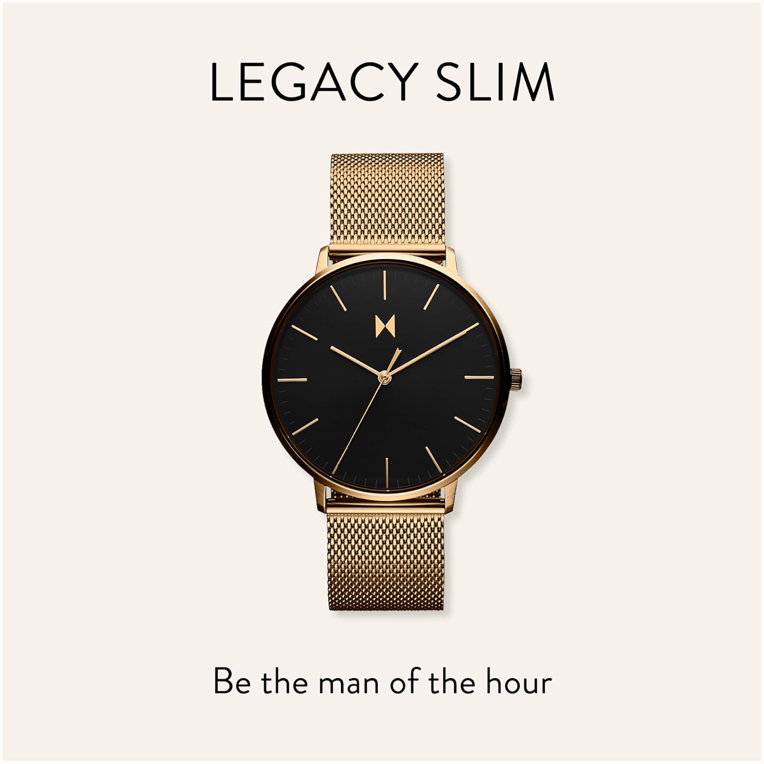 Slim Analog Watch - Minimalist, Water Resistant 3 ATM/30 Meters Dress Watch - Japanese Quartz Wristwatch - 42mm P721677