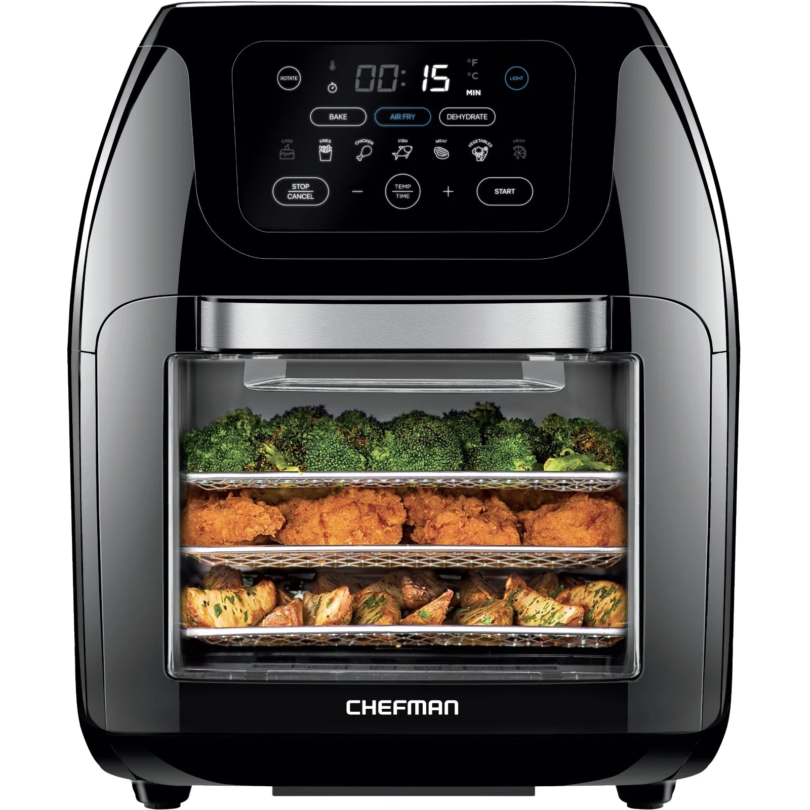 10L Black Digital Air Fryer Oven I212190