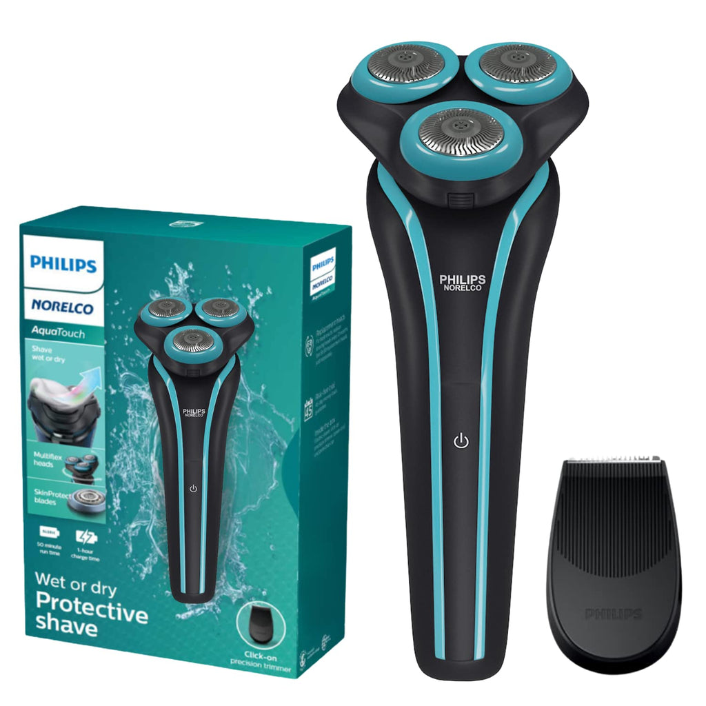 Rechargeable Wet & Dry Cordless Electric Shaver with Precision Beard Trimmer W72320