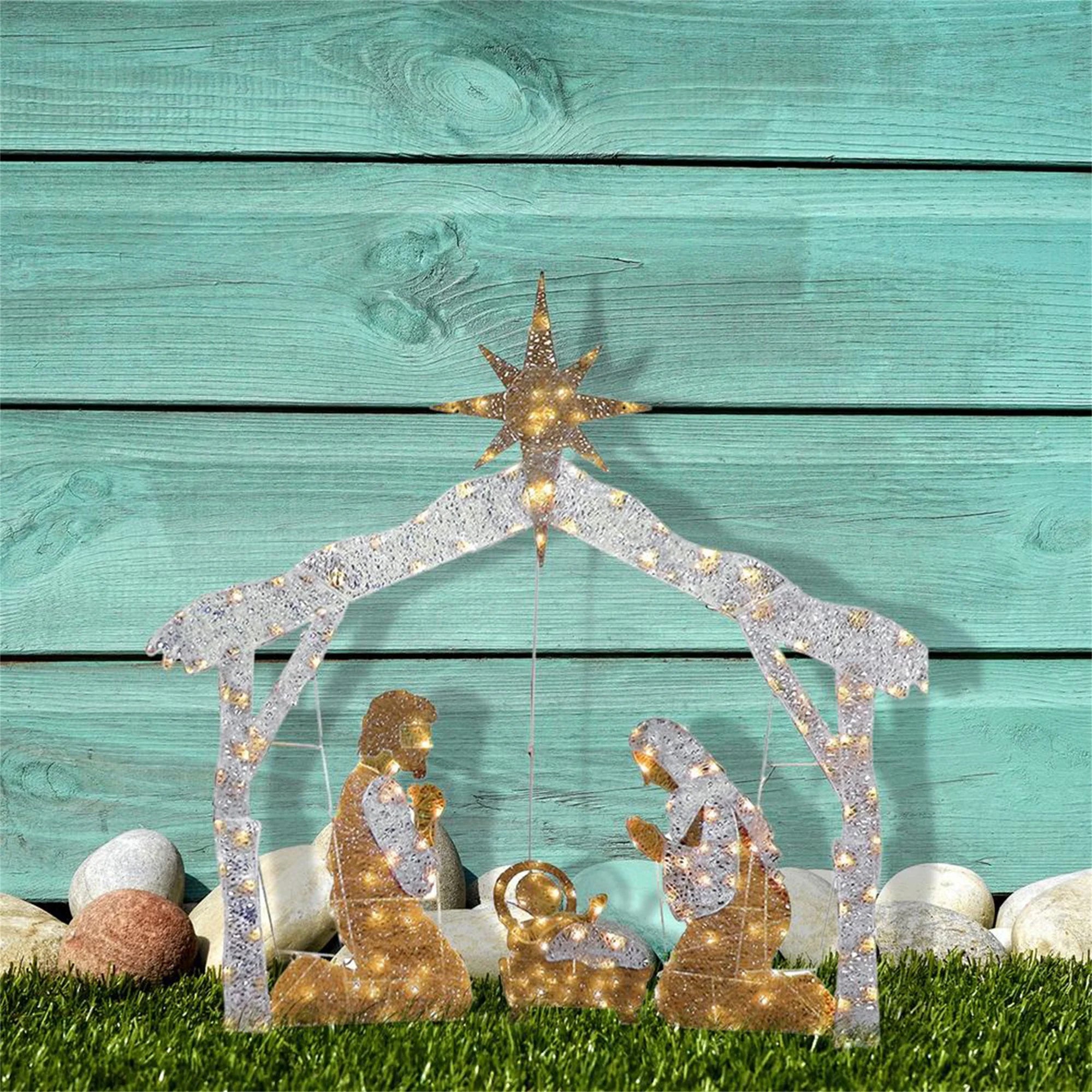 Nativity Scene Light Set LED Christmas Decoration J4425