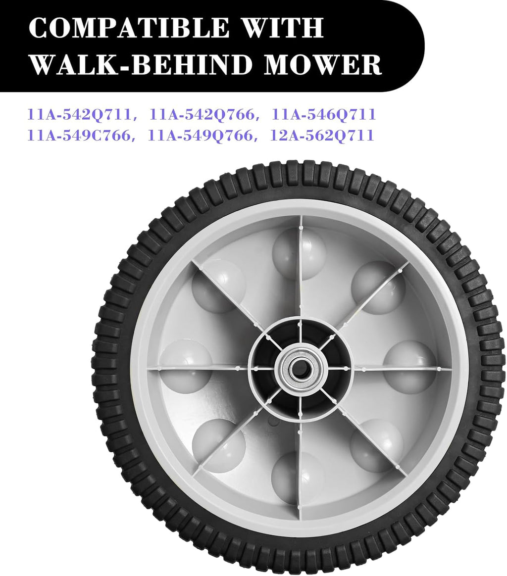 12 Inch Rear Wheel Replacement for Push Lawn Mower, 1 Pack R503