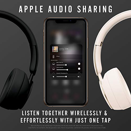 Black Wireless Noise Cancelling On-Ear Headphones Y5663