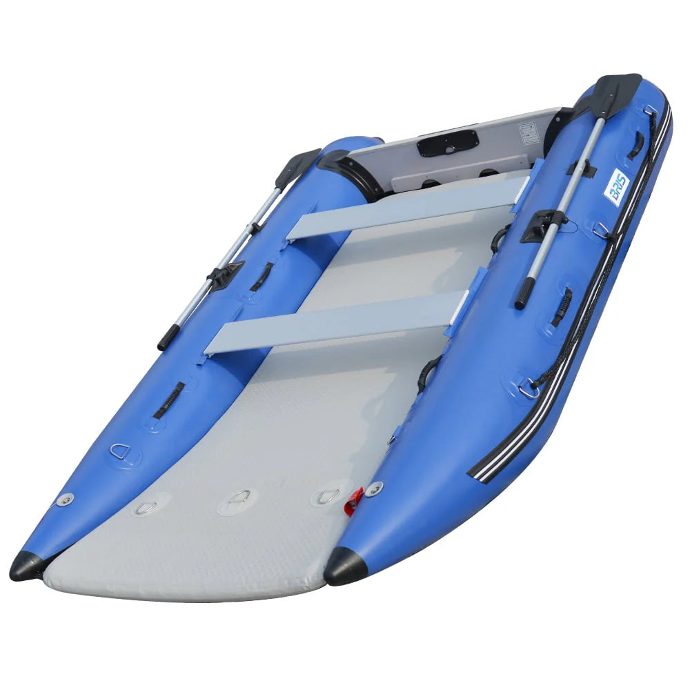 11 ft Inflatable Catamaran Boat Blue O475