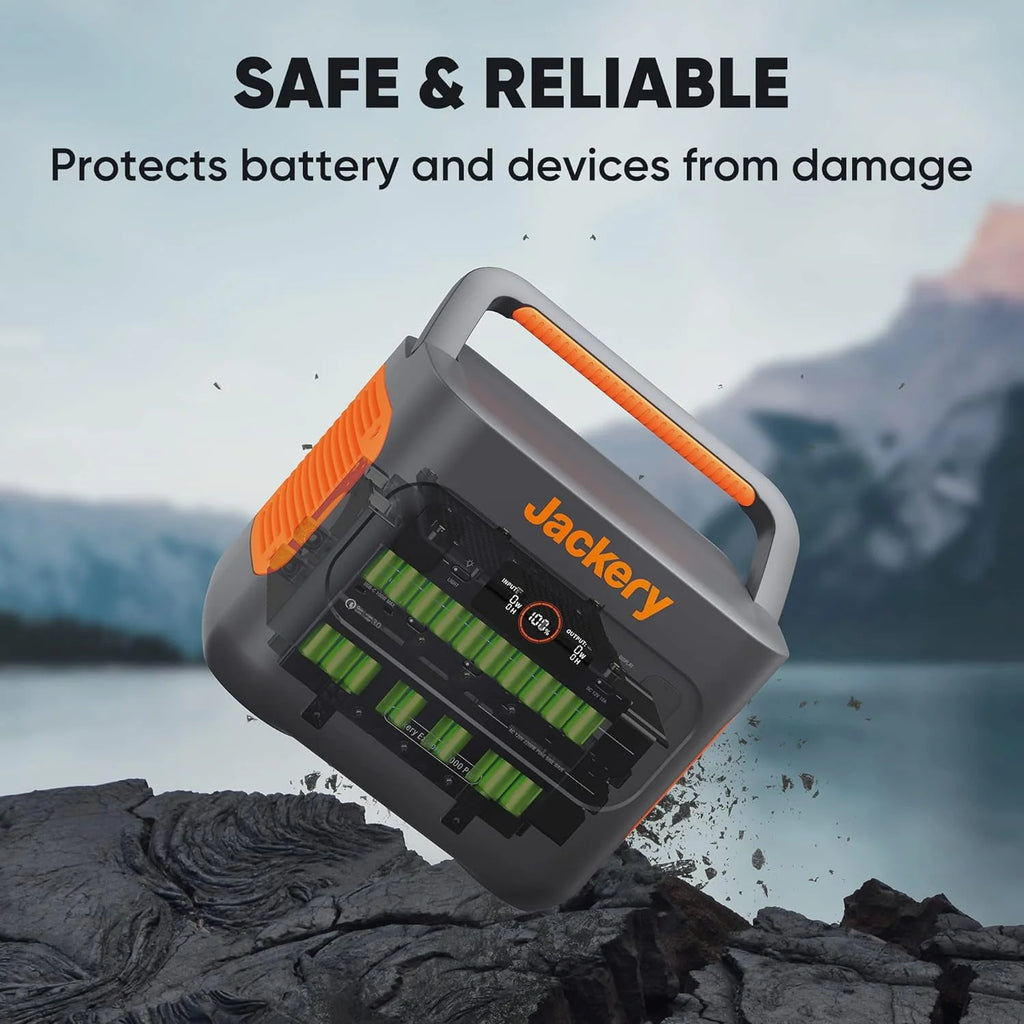 2160Wh Portable Power Station with 3x2200W AC Outlets D751