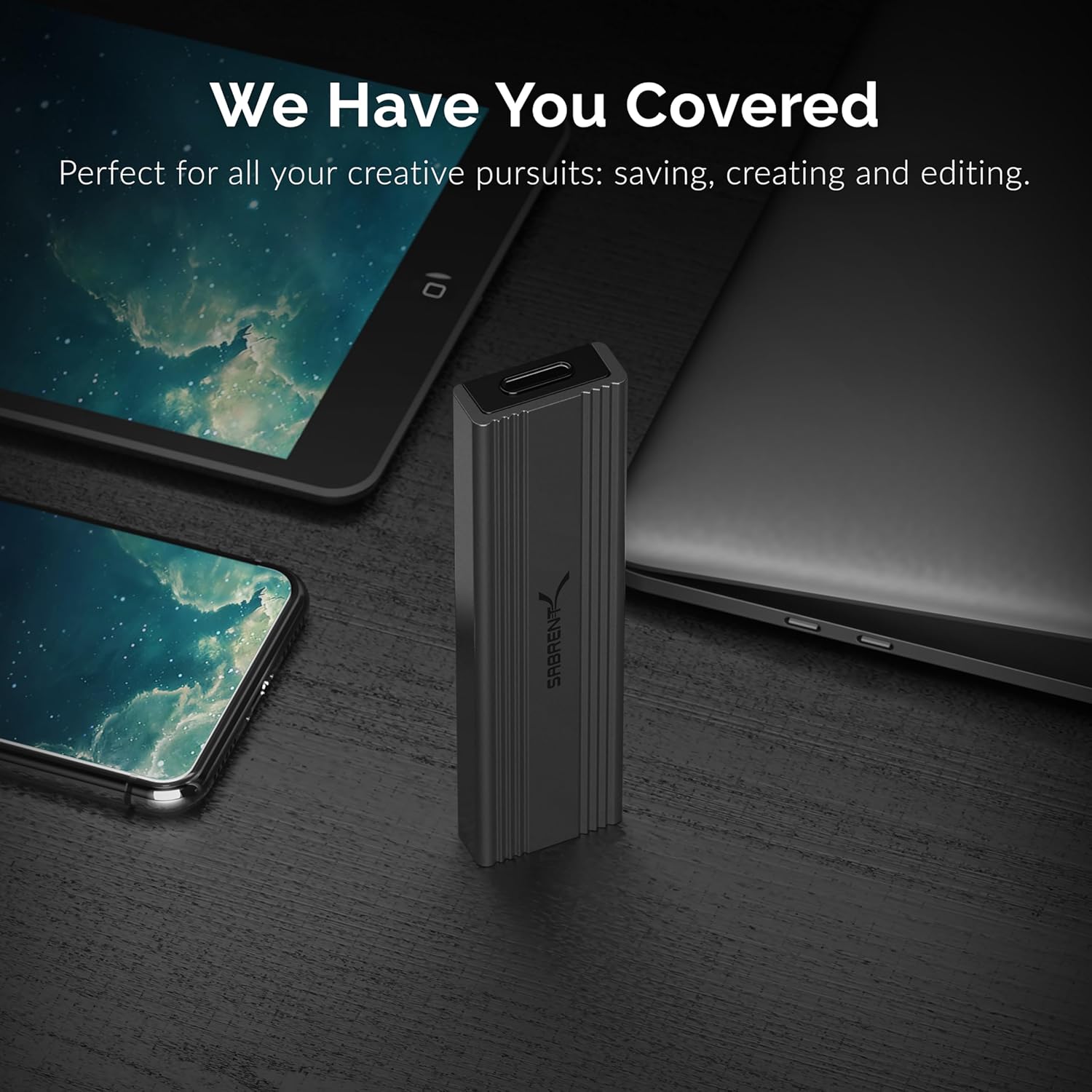 USB 3.2 10Gbps Type C Tool Free Enclosure for M.2 PCIe NVMe and SATA SSDs T93355