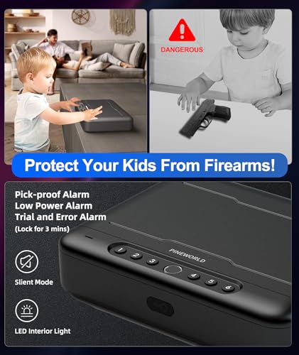 Biometric Gun Safe with Fingerprint or Keypad I22407
