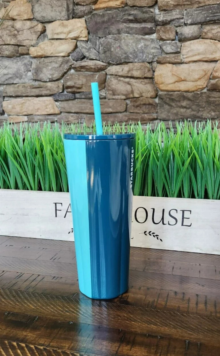 Dual Blue Cold Drink Tumbler K75346