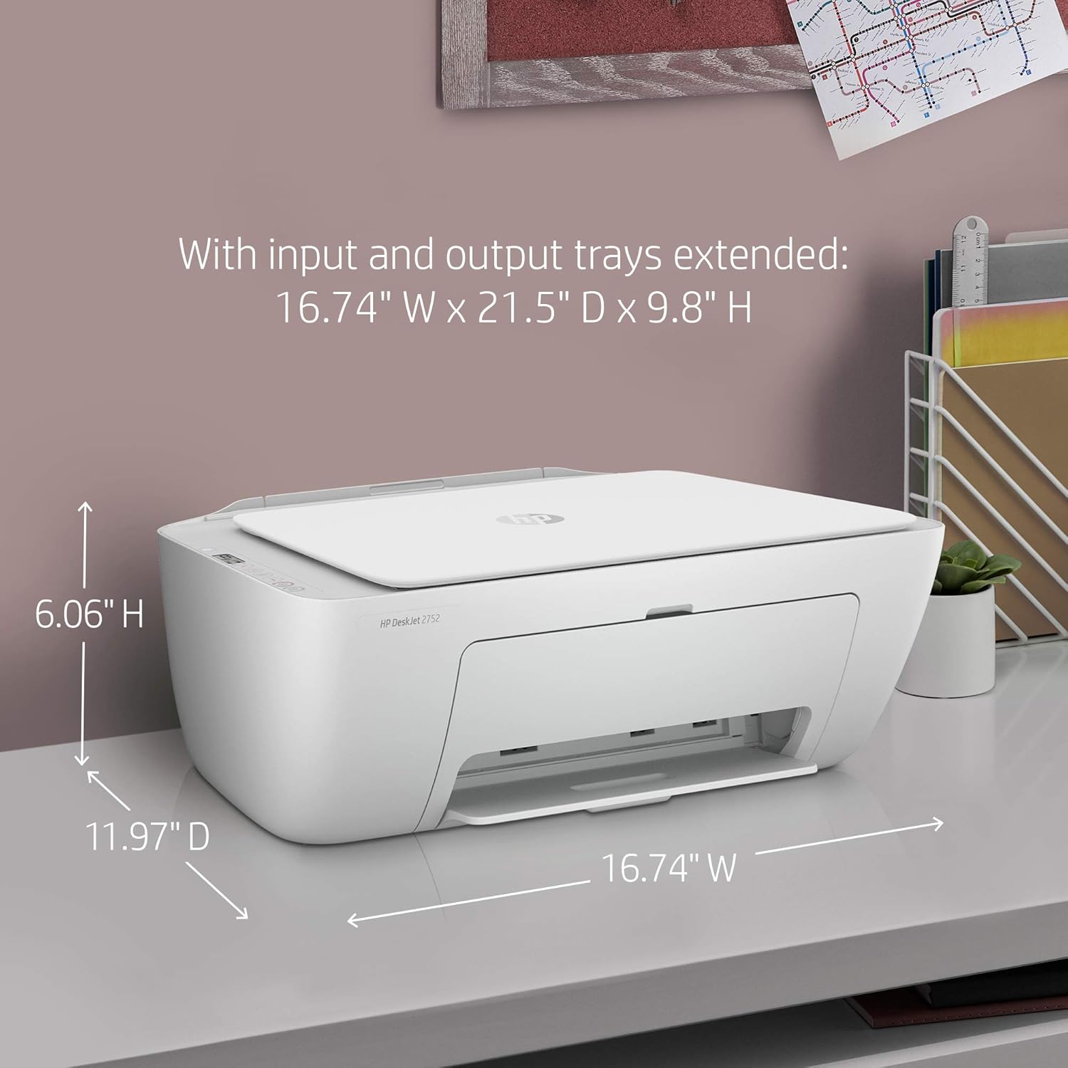 Wireless All-in-One Color Inkjet Printer with Icon LCD Display T92995