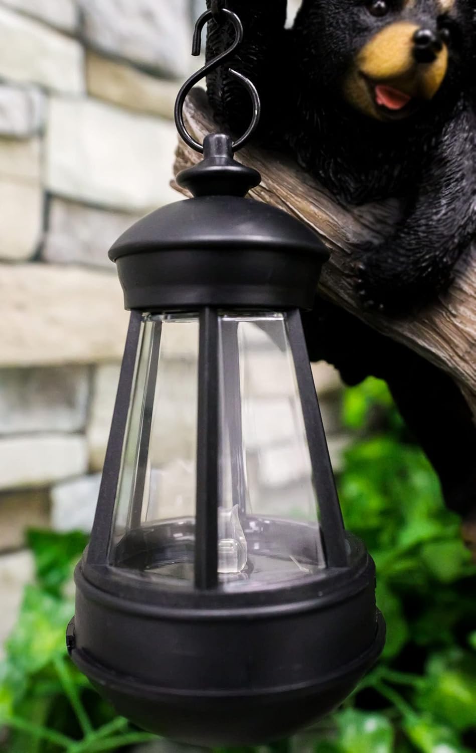 Set of 2 Plastic Solar Hanging LED Lantern X13251