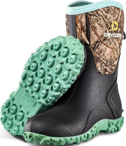 Black 6mm Neoprene Waterproof Insulated Work Boots W95604