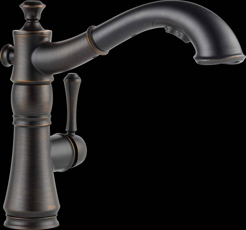 Venetian Bronze Single Handle Pull-Out Kitchen Faucet C50279