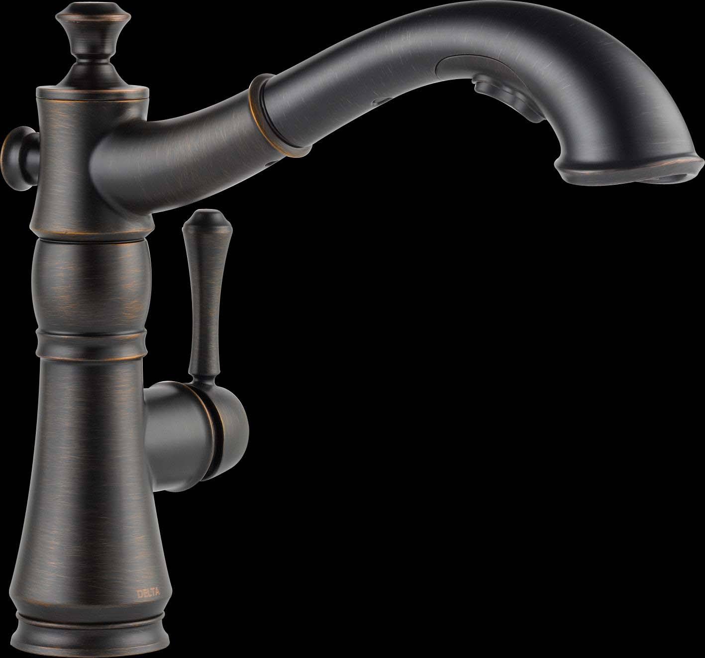 Venetian Bronze Single Handle Pull-Out Kitchen Faucet C50279