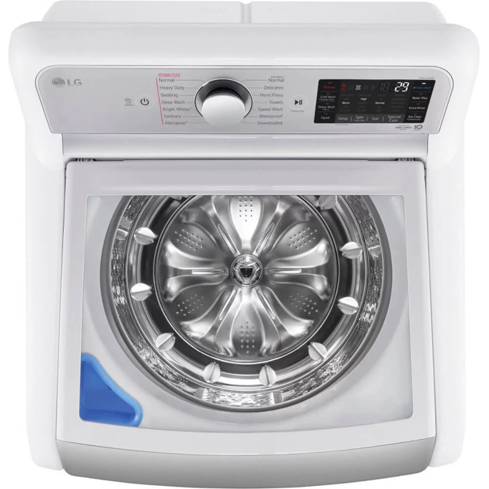 White 27" Wide 5.5 Cu Ft. Top Loading Washer F9009