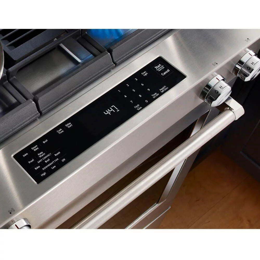 Stainless Steel Slide In Gas Range B625
