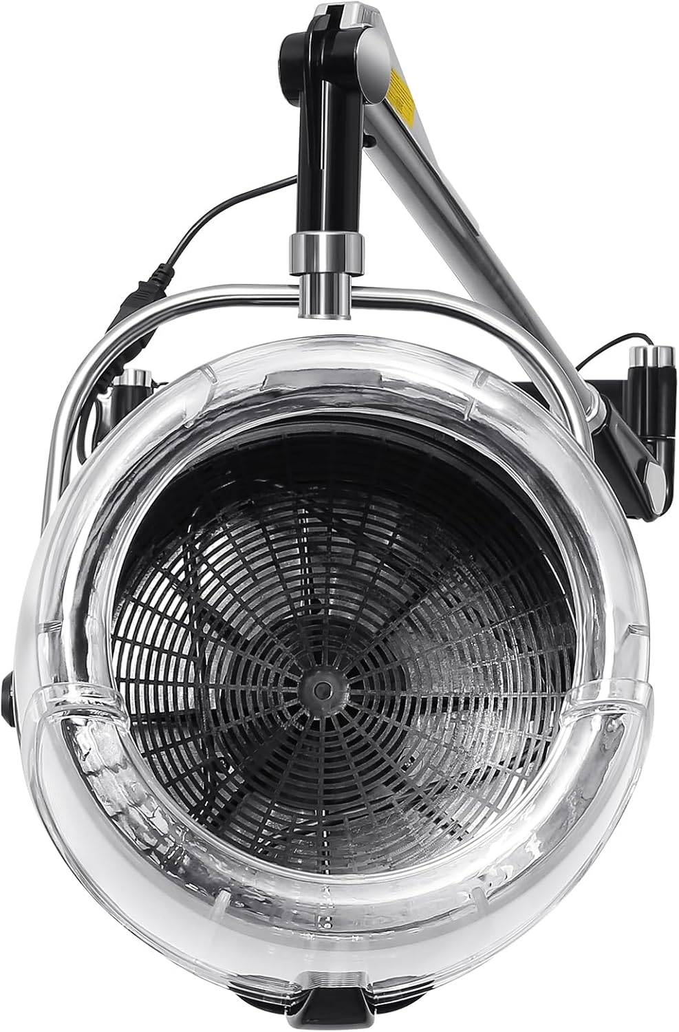 Black Wall Mounted Hair Dryer with Swivel Arm D65359