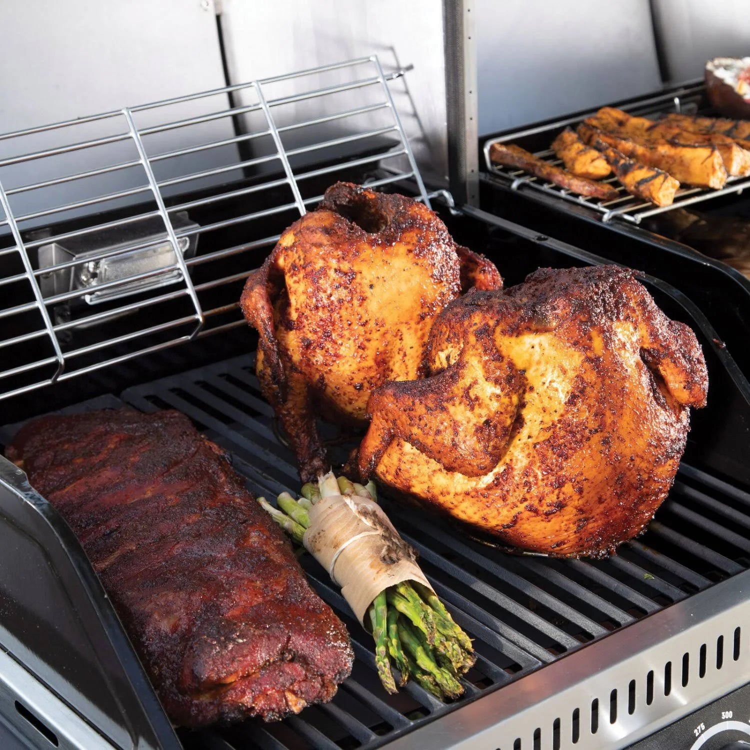 Dual Function Pellet and Gas Grill, 900 Square Inches N401