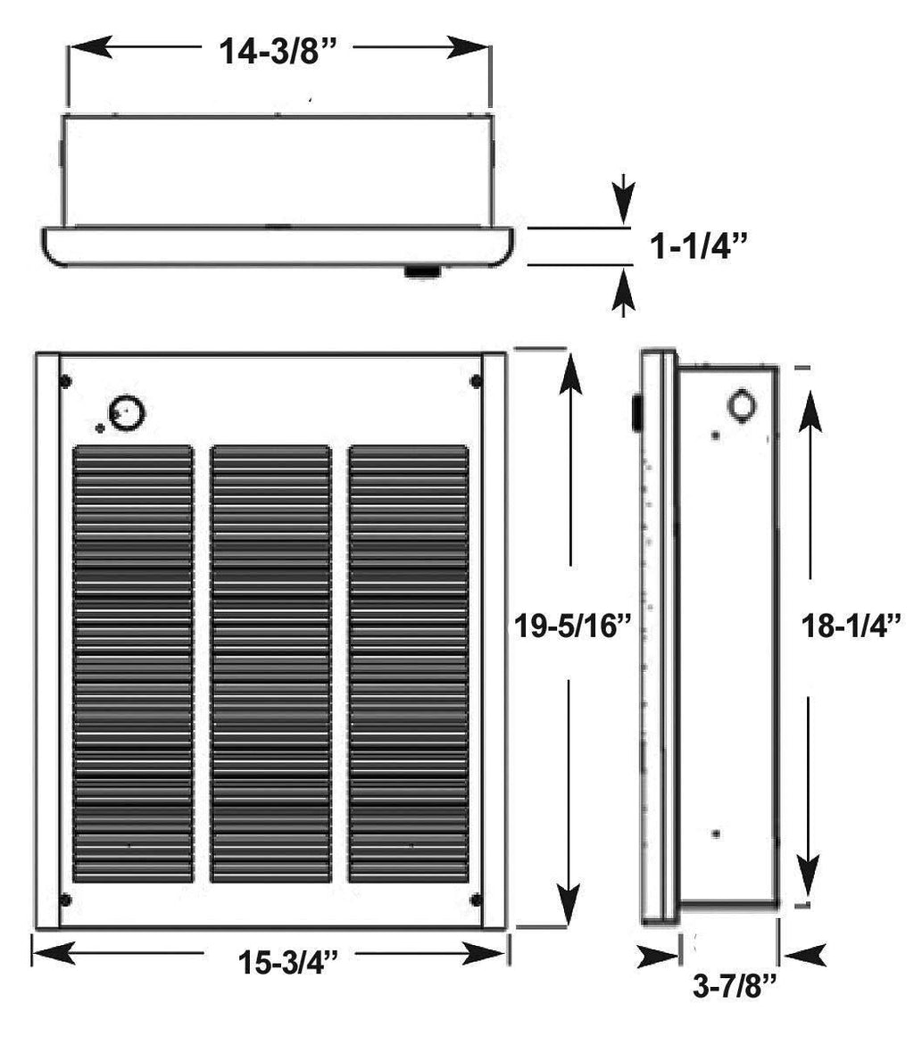Electric Heater Fan Forced Air U210450