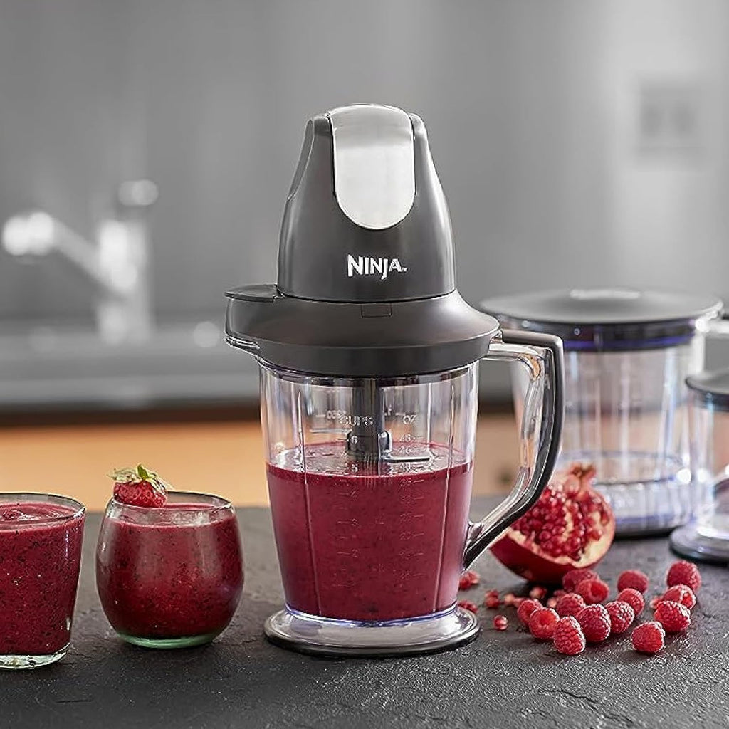 Black Blender Food Processor with 48oz Pitcher Q643743