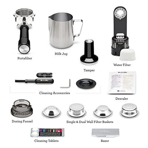 Brushed Stainless Steel Espresso Machine V640