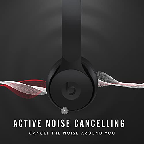 Black Wireless Noise Cancelling On-Ear Headphones Y5663