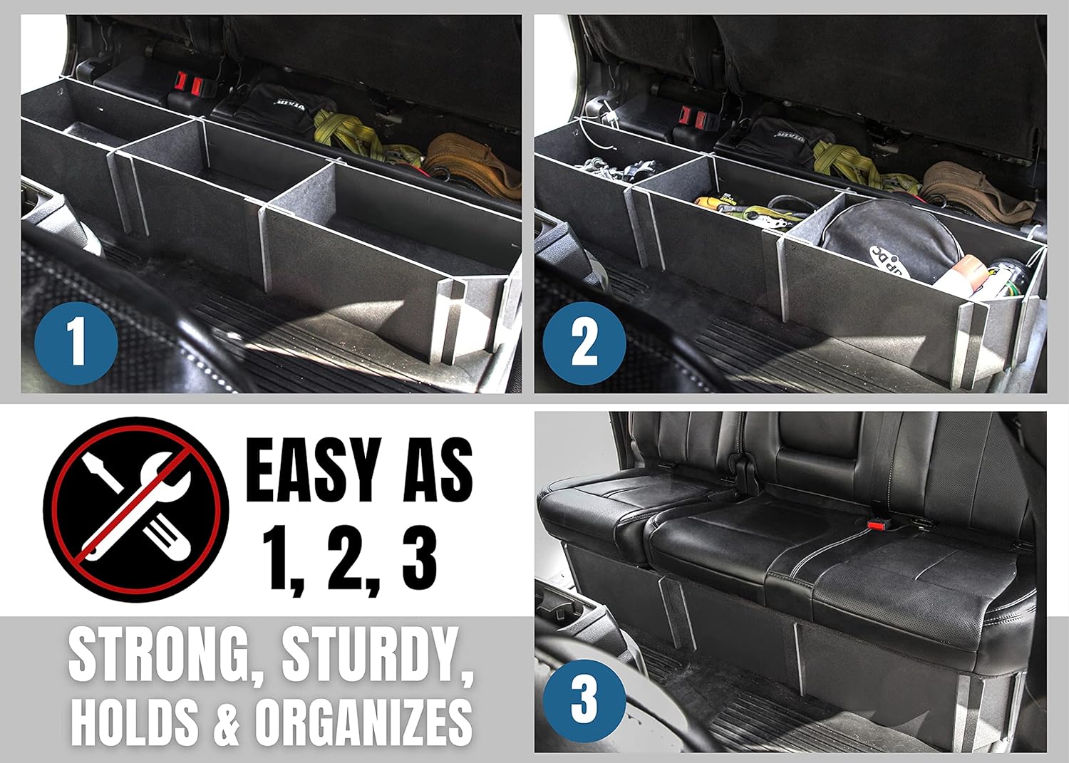 Pack of 2 Under Seat Storage A2074