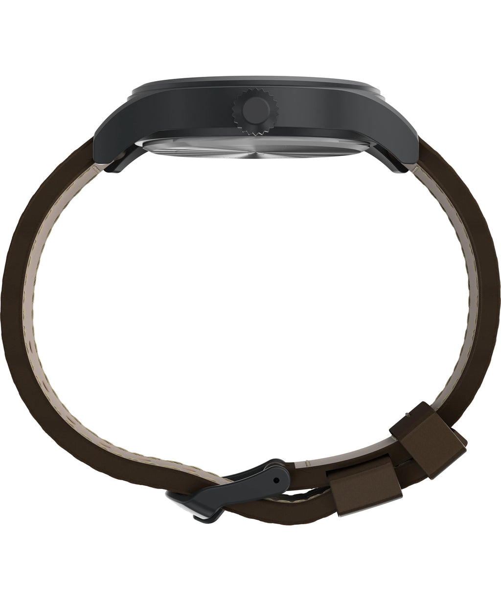 Men's Expedition Brown Strap Watch V8104