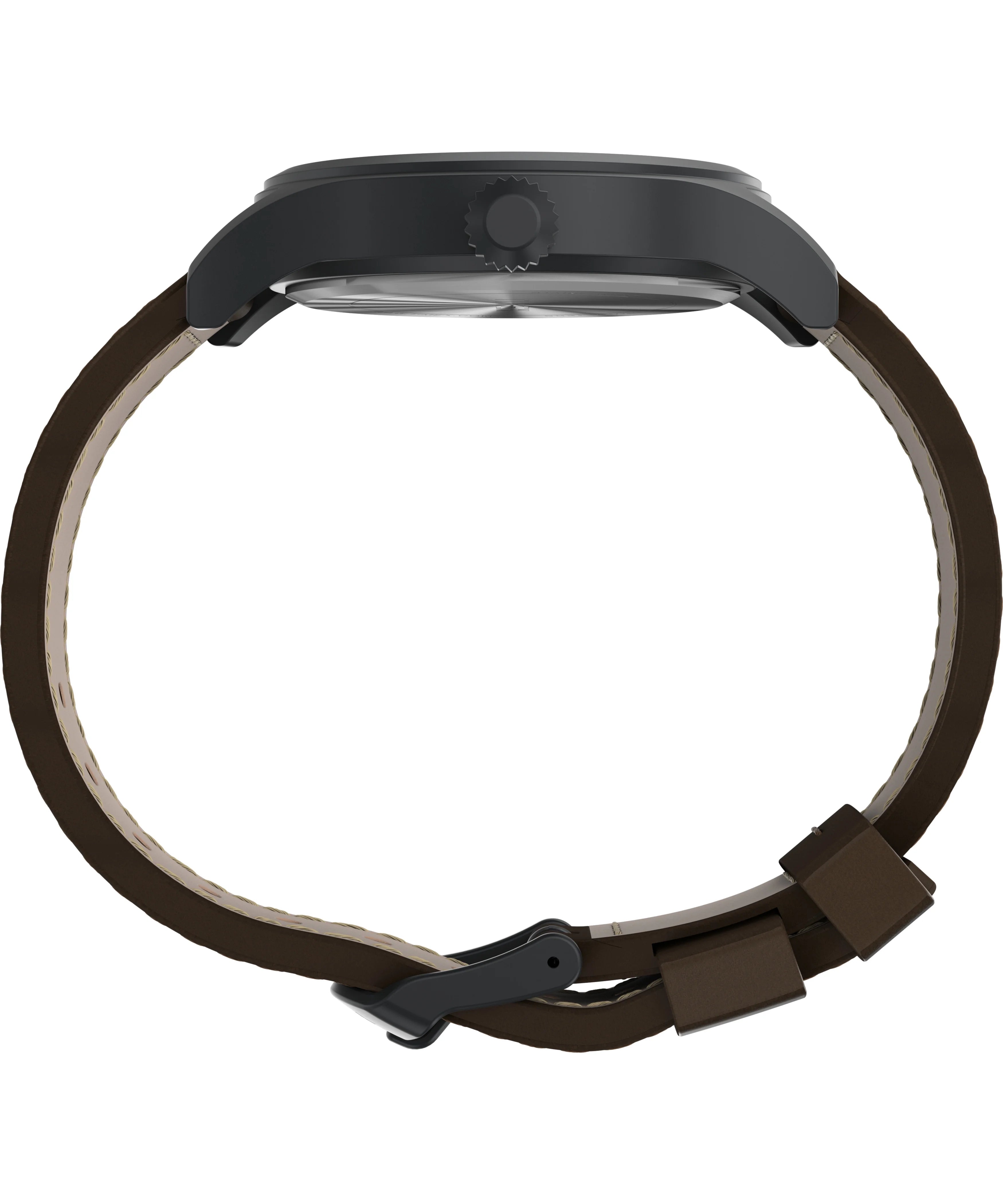 Men's Expedition Brown Strap Watch V8104