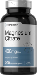 Magnesium Citrate 400mg 200 Caplets Vegetarian Formula T83104