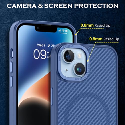 Carbon Fiber Pattern Case for iPhone 14 6.1 Inch W714
