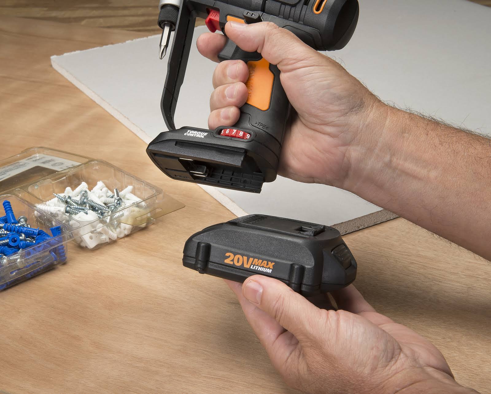 20-Volt Cordless 1/4 in. Drill and Driver with 67-Piece Accessory Kit T118352