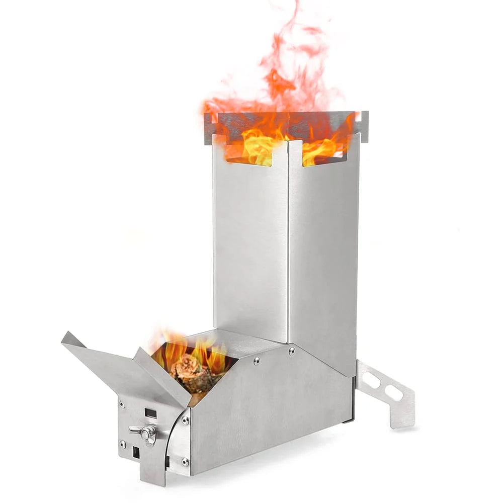 Stainless Steel Collapsible Camp Stove L51279