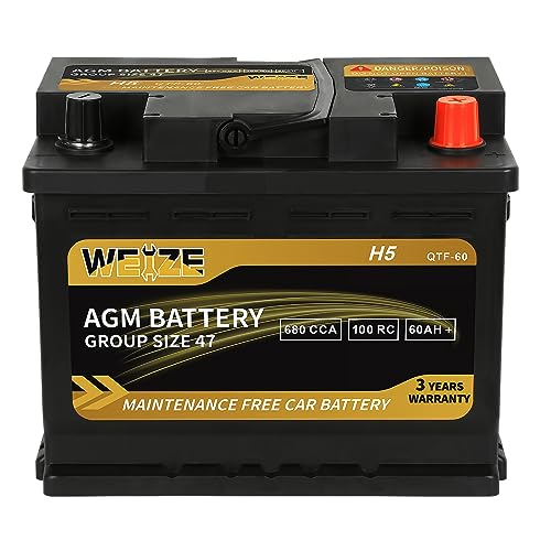 BCI Group 24F AGM Automotive Battery, 120RC, 710CCA J704415