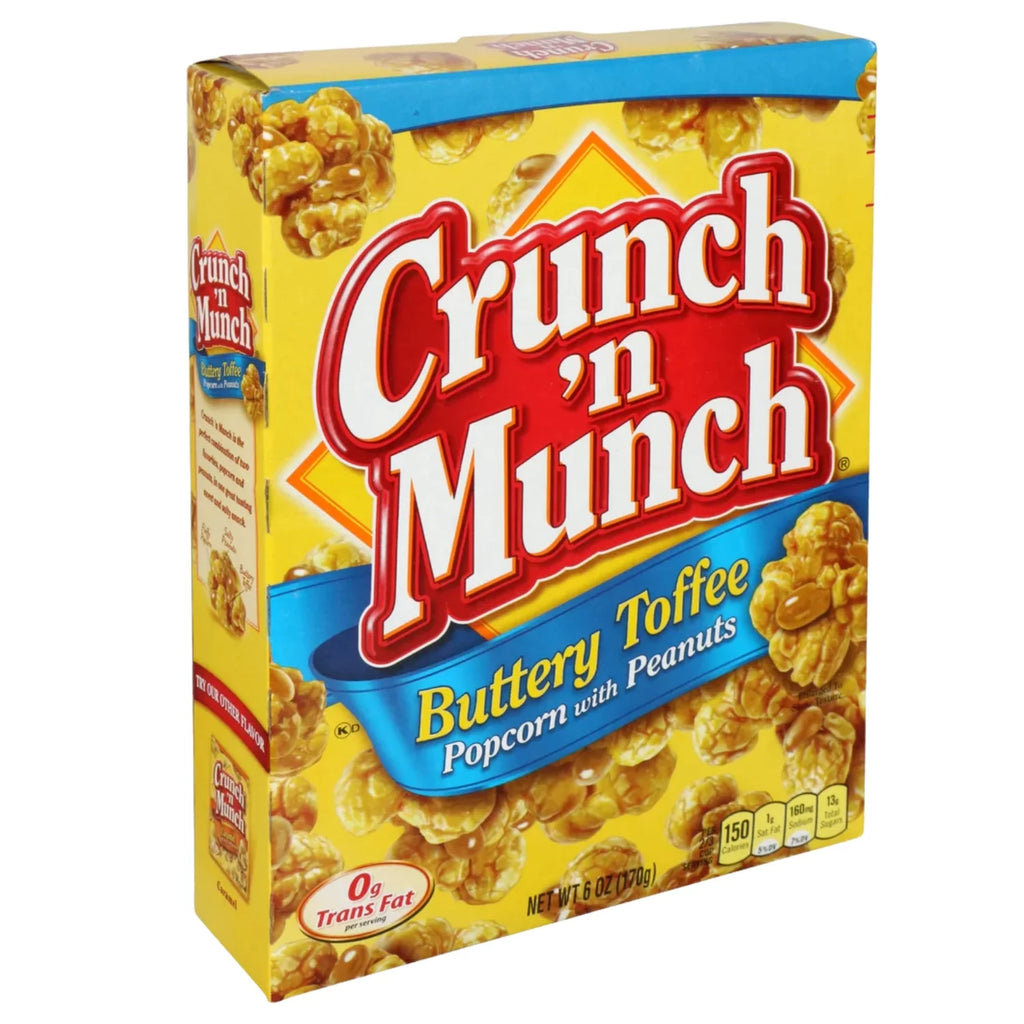 Buttery Toffee Popcorn with Peanuts, 6 oz Box, Set of 12 Q977
